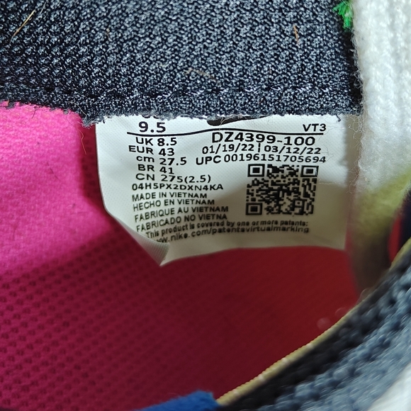 Nike Air Max Pre-Day White Platinum Volt Running Comfort Sneaker Men's Shoe 9.5 - Picture 10 of 10